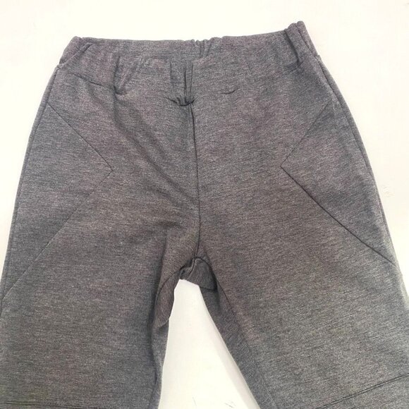 Unbranded Boutique Pull On Legging Pants Seaming Detail Polyester Spandex Grey - Picture 3 of 7